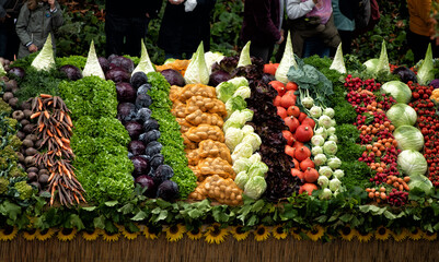 Gemüse auf dem Wochenmarkt