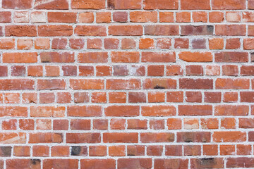 old stained brown brick wall background