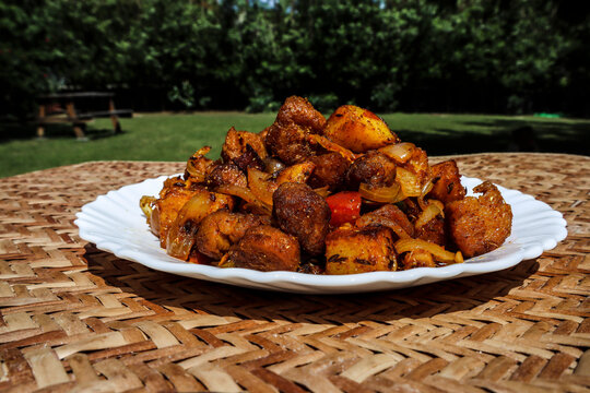 mushrooms on a plate
