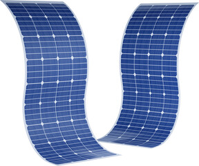 Flexible solar panels