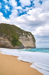 Obraz premium Beautiful sandy beach in Nusa Penida