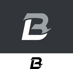 LB, BL, Initial Letter Logo Alphabet Creative brand
