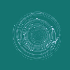 abstract circle swirl drop vector illustration