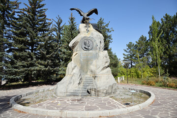 Monument to Przhevalsky. Kyrgyzstan