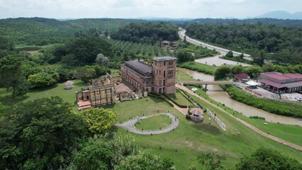 Ipoh, Malaysia - September 24, 2022: The Ruins of Kellie’s Castle