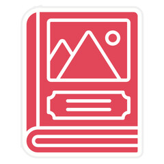 History Book Icon Style