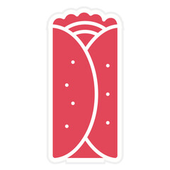 Burrito Icon Style