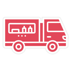 Food Truck Icon Style