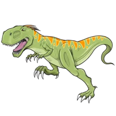 Fotobehang Cartoons Tyrannosaurus Rex Dinosaur PNG transparent backgrounds