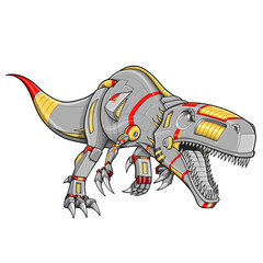 Robot Tyrannosaurus Rex Dinosaur PNG transparent backgrounds