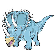 Triceratops Dinosaurs PNG file with transparent background