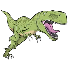 Foto op Plexiglas Cartoons Tyrannosaurus Rex Dinosaur PNG transparent backgrounds