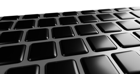 Obraz premium computer keyboard isolated on white