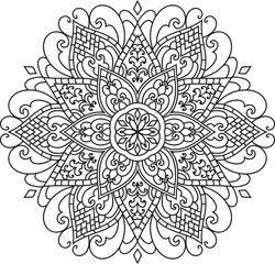 Mandalas for coloring book color pages.Anti-stress coloring book page for adults.
