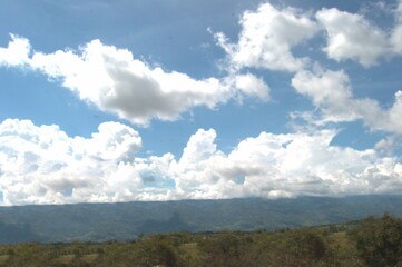 clouds over the mountains, Fusagasuga