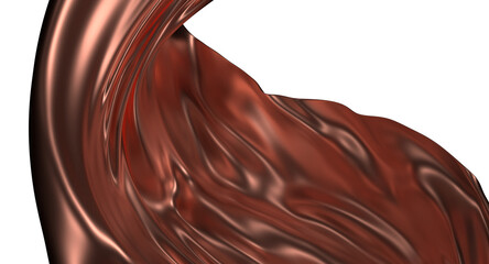3D render of Gold Cloth abstract background