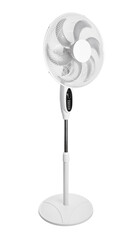 standing fan path isolated on white