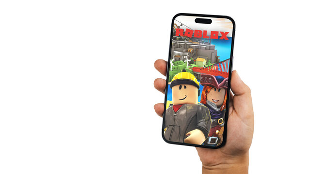 Roblox Game App On The Smartphone Screen With The Game Screen Blurred In  The Background. Rio De Janeiro, RJ, Brazil. May 2021. Vertical Stock Photo,  Picture and Royalty Free Image. Image 168673290.