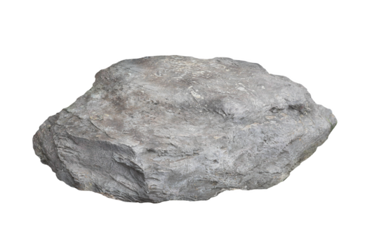 Rock isolated transparency background.