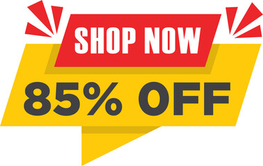 Sale vector banner template  shop now special offer 50% limited time only.