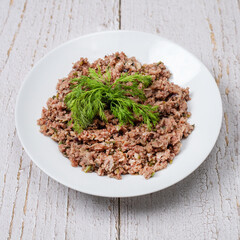 salad with herbs and spices