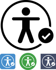 Web Accessibility Inclusive Compliance Icon - 534309411