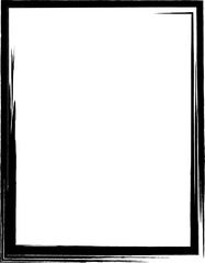 Grunge brush frame.Halloween theme. On a white background.