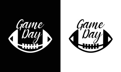Game Day, American football T shirt design, Rugby T shirt design