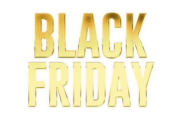Black Friday Golden typography texture mettalic golden letter text 