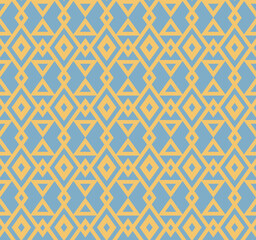 Seamless geometric pattern of diamonds and overlapping triangles.  Great for Wallpaper, textiles, stationery, nursery decor, fashion, baby clothing, swimwear, home decor, accessories, quilting.