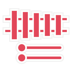 Xylophone Icon Style