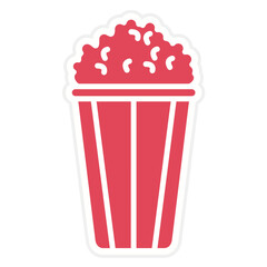 Popcorn Icon Style