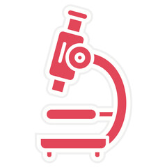 Microscope Icon Style