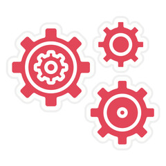 Gears Icon Style