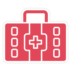 First Aid Kit Icon Style
