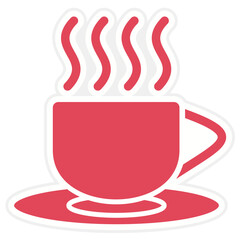 Hot Beverage Icon Style