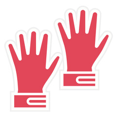 Obraz premium Gloves Icon Style