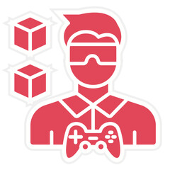 3D Artist Male Icon Style