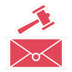 Auction Invitation Icon Style