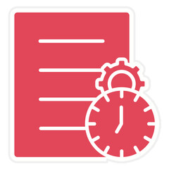 Time Management Icon Style