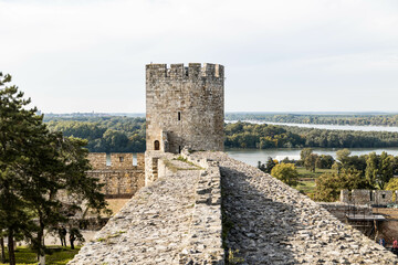 castle fortress on the river in Belgrade Serbia
