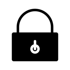 Padlock icon. lock sign. vector illustration