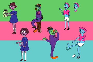 character design MARGARET
first version