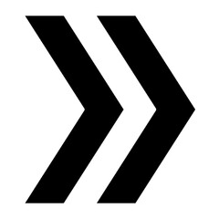 Right Chevron Glyph Icon