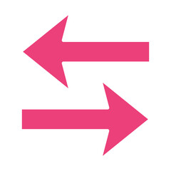 Left Right Multicolor Glyph Icon