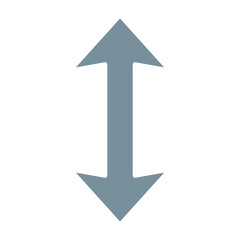 Vertical Multicolor Glyph Icon