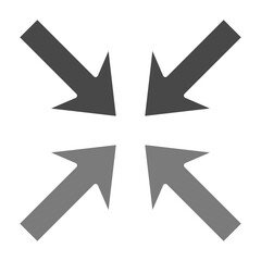 Minimize Greyscale Glyph Icon