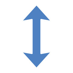 Vertical Glyph Two Color Icon