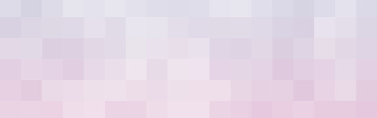 Abstract pink and blue gradient square mosaic banner background. Vector illustration.