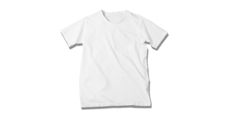 Basic white Tshirt. Mock up for branding t-shirt. 